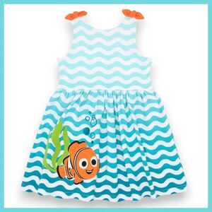 Little Sleepies Disney Nemo's Skater Dress Size 5 NIB